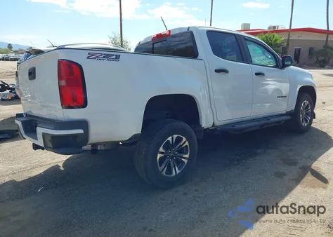 2021 Chevrolet Colorado 4Wd Short Box Z71 from USA, damaged, VIN 1GCGTDEN4M1257292